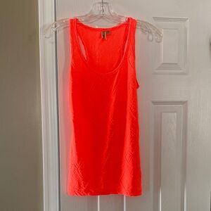 BKE Neon Orange Women's Tank Top